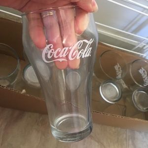 12 cups glasses Coca-Cola for party